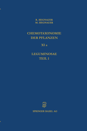 Buchcover Chemotaxonomie der Pflanzen | R. Hegnauer | EAN 9783034884945 | ISBN 3-0348-8494-X | ISBN 978-3-0348-8494-5