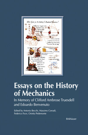 Buchcover Essays on the History of Mechanics | EAN 9783034894357 | ISBN 3-0348-9435-X | ISBN 978-3-0348-9435-7