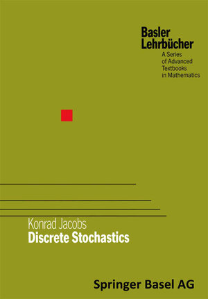 Buchcover Discrete Stochastics | EAN 9783034897136 | ISBN 3-0348-9713-8 | ISBN 978-3-0348-9713-6