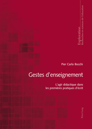 Buchcover Gestes d’enseignement | Pier Carlo Bocchi | EAN 9783035198065 | ISBN 3-0351-9806-3 | ISBN 978-3-0351-9806-5