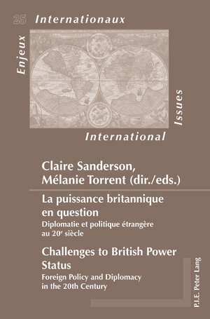 Buchcover La puissance britannique en question / Challenges to British Power Status  | EAN 9783035262735 | ISBN 3-0352-6273-X | ISBN 978-3-0352-6273-5