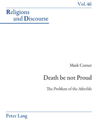 Buchcover Death be not Proud | Mark Corner | EAN 9783035300246 | ISBN 3-0353-0024-0 | ISBN 978-3-0353-0024-6