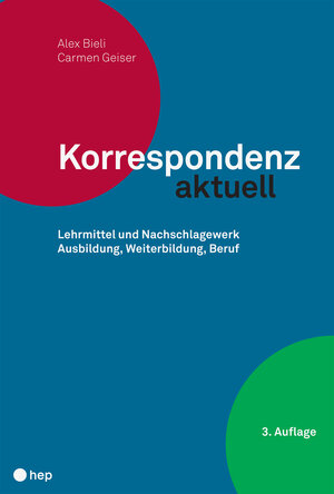 Buchcover Korrespondenz aktuell | Alex Bieli | EAN 9783035519211 | ISBN 3-0355-1921-8 | ISBN 978-3-0355-1921-1