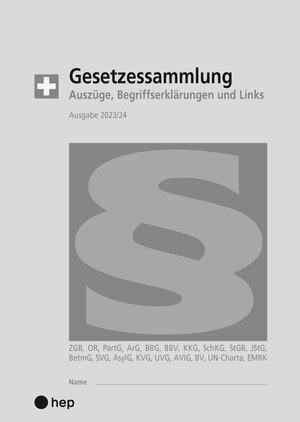 Buchcover Gesetzessammlung 2023/2024 (Ausgabe A5) | Hanspeter Maurer | EAN 9783035522976 | ISBN 3-0355-2297-9 | ISBN 978-3-0355-2297-6