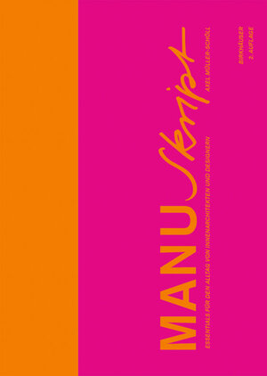 Buchcover Manuskript | Axel Müller-Schöll | EAN 9783035621853 | ISBN 3-0356-2185-3 | ISBN 978-3-0356-2185-3