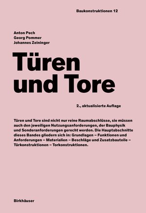 Buchcover Türen und Tore | Georg Pommer | EAN 9783035623284 | ISBN 3-0356-2328-7 | ISBN 978-3-0356-2328-4
