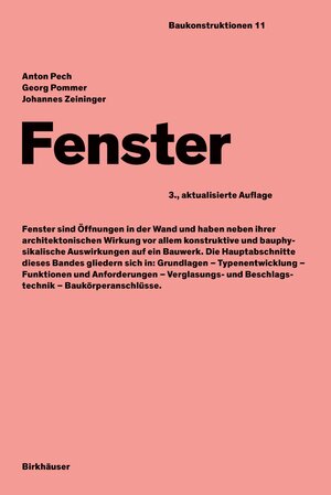 Buchcover Fenster | Anton Pech | EAN 9783035626957 | ISBN 3-0356-2695-2 | ISBN 978-3-0356-2695-7