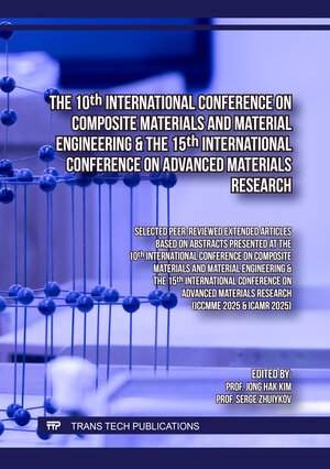 Buchcover The 10th International Conference on Composite Materials and Material Engineering & The 15th International Conference on Advanced Materials Research  | EAN 9783036401508 | ISBN 3-0364-0150-4 | ISBN 978-3-0364-0150-8