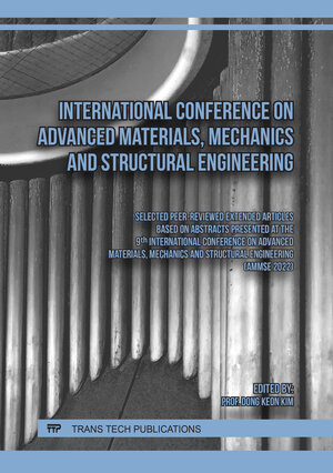Buchcover International Conference on Advanced Materials, Mechanics and Structural Engineering | EAN 9783036401645 | ISBN 3-0364-0164-4 | ISBN 978-3-0364-0164-5
