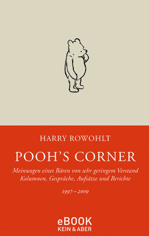 Buchcover Pooh's Corner 1997 - 2009 | Harry Rowohlt | EAN 9783036991788 | ISBN 3-0369-9178-6 | ISBN 978-3-0369-9178-8