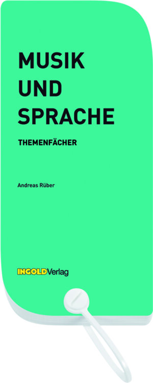 Buchcover Musik und Sprache - Themenfächer | Andreas Rüber | EAN 9783037001349 | ISBN 3-03700-134-8 | ISBN 978-3-03700-134-9