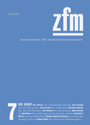 Buchcover Zeitschrift für Medienwissenschaft 7  | EAN 9783037342305 | ISBN 3-03734-230-7 | ISBN 978-3-03734-230-5