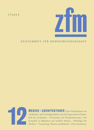 Buchcover Zeitschrift für Medienwissenschaft 12  | EAN 9783037345719 | ISBN 3-03734-571-3 | ISBN 978-3-03734-571-9