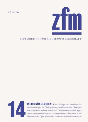 Buchcover Zeitschrift für Medienwissenschaft 14  | EAN 9783037346402 | ISBN 3-03734-640-X | ISBN 978-3-03734-640-2