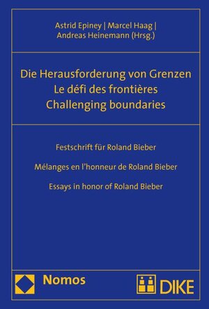 Buchcover Die Herausforderung von Grenzen - Le défi des frontières - Challenging boundaries  | EAN 9783037510322 | ISBN 3-03751-032-3 | ISBN 978-3-03751-032-2