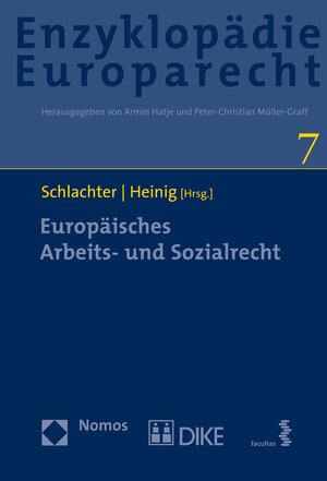 Buchcover Europäisches Arbeits- und Sozialrecht  | EAN 9783037514962 | ISBN 3-03751-496-5 | ISBN 978-3-03751-496-2