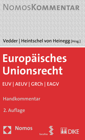 Buchcover Europäisches Unionsrecht EUV / AEUV / Grundrechte-Charta  | EAN 9783037519080 | ISBN 3-03751-908-8 | ISBN 978-3-03751-908-0