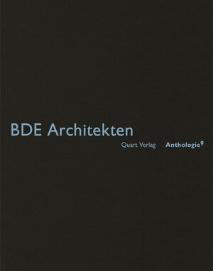 Buchcover BDE Architekten | EAN 9783037610039 | ISBN 3-03761-003-4 | ISBN 978-3-03761-003-9