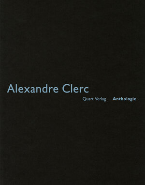 Buchcover Alexandre Clerc | EAN 9783037611111 | ISBN 3-03761-111-1 | ISBN 978-3-03761-111-1