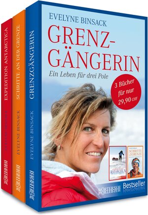 Buchcover Schritte an der Grenze – Expedition Antarctica – Grenzgängerin | Evelyne Binsack | EAN 9783037631492 | ISBN 3-03763-149-X | ISBN 978-3-03763-149-2