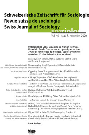 Buchcover Schweizerische Zeitschrift für Soziologie  | EAN 9783037772188 | ISBN 3-03777-218-2 | ISBN 978-3-03777-218-8