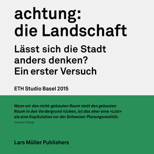 Buchcover achtung: die Landschaft  | EAN 9783037784839 | ISBN 3-03778-483-0 | ISBN 978-3-03778-483-9