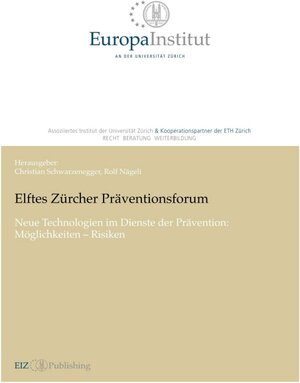 Buchcover Elftes Zürcher Präventionsforum  | EAN 9783038052869 | ISBN 3-03805-286-8 | ISBN 978-3-03805-286-9