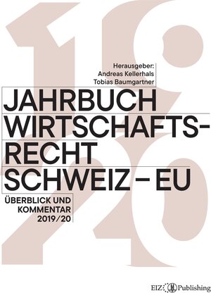 Buchcover Jahrbuch Wirtschaftsrecht Schweiz – EU  | EAN 9783038052906 | ISBN 3-03805-290-6 | ISBN 978-3-03805-290-6