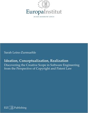 Buchcover Ideation, Conceptualization, Realization | Sarah Leins-Zurmuehle | EAN 9783038054443 | ISBN 3-03805-444-5 | ISBN 978-3-03805-444-3