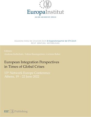 Buchcover European Integration Perspectives in Times of Global Crises  | EAN 9783038055693 | ISBN 3-03805-569-7 | ISBN 978-3-03805-569-3