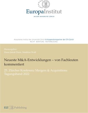 Buchcover Neueste M&A-Entwicklungen - von Fachleuten kommentiert  | EAN 9783038055983 | ISBN 3-03805-598-0 | ISBN 978-3-03805-598-3
