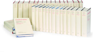 Buchcover Sämtliche Werke. Historisch-Kritische Ausgabe, Band 1–32 | Gottfried Keller | EAN 9783038104148 | ISBN 3-03810-414-0 | ISBN 978-3-03810-414-8