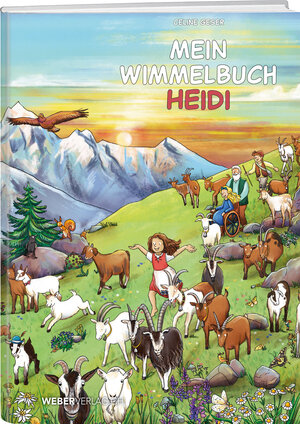 Buchcover Mein Wimmelbuch Heidi | Celine Geser | EAN 9783038184218 | ISBN 3-03818-421-7 | ISBN 978-3-03818-421-8