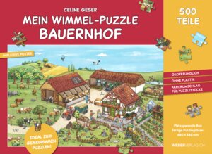 Buchcover Mein Wimmel-Puzzle Bauernhof | Celine Geser | EAN 9783038185185 | ISBN 3-03818-518-3 | ISBN 978-3-03818-518-5