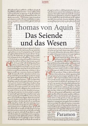 Buchcover Das Seiende und das Wesen | Thomas von Aquin | EAN 9783038300236 | ISBN 3-03830-023-3 | ISBN 978-3-03830-023-6