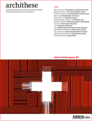 Buchcover Swiss Performance 09 | EAN 9783038621829 | ISBN 3-03862-182-X | ISBN 978-3-03862-182-9