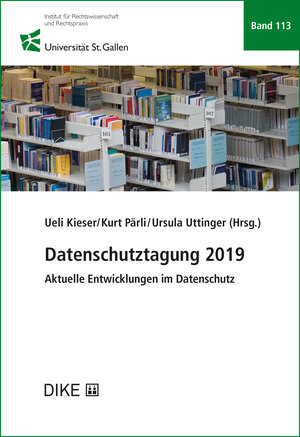 Buchcover Datenschutztagung 2019  | EAN 9783038911937 | ISBN 3-03891-193-3 | ISBN 978-3-03891-193-7