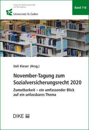 Buchcover November-Tagung zum Sozialversicherungsrecht 2020  | EAN 9783038913382 | ISBN 3-03891-338-3 | ISBN 978-3-03891-338-2