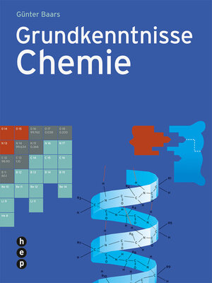 Buchcover Grundkenntnisse Chemie | Günter Baars | EAN 9783039057221 | ISBN 3-03905-722-7 | ISBN 978-3-03905-722-1