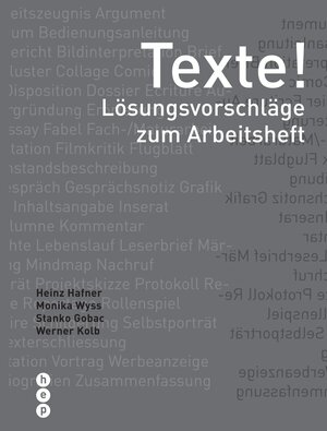 Buchcover Texte! | Heinz Hafner | EAN 9783039058051 | ISBN 3-03905-805-3 | ISBN 978-3-03905-805-1