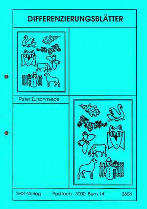 Buchcover Differenzierungsblätter | Peter Zurschmiede | EAN 9783039075041 | ISBN 3-03907-504-7 | ISBN 978-3-03907-504-1