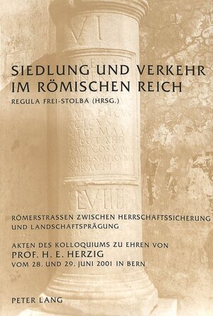 Buchcover Siedlung und Verkehr im römischen Reich  | EAN 9783039100309 | ISBN 3-03910-030-0 | ISBN 978-3-03910-030-9