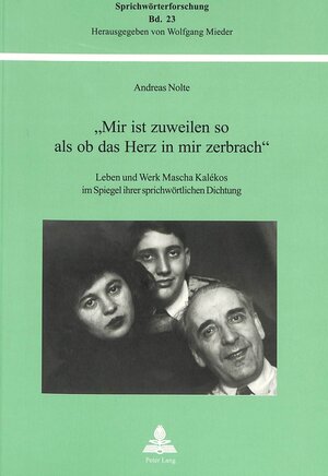 Buchcover «Mir ist zuweilen so als ob das Herz in mir zerbrach» | Andreas Nolte | EAN 9783039100958 | ISBN 3-03910-095-5 | ISBN 978-3-03910-095-8