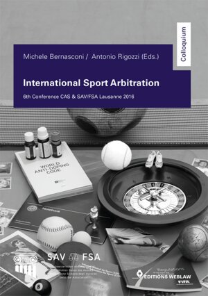 Buchcover International Sport Arbitration | Michele Bernasconi | EAN 9783039162918 | ISBN 3-03916-291-8 | ISBN 978-3-03916-291-8