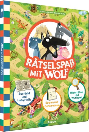 Buchcover Rätselspaß mit Wolf | Orianne Lallemand | EAN 9783039540044 | ISBN 3-03954-004-1 | ISBN 978-3-03954-004-4
