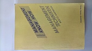 Buchcover Handbuch der Managementtechniken | Wolf D Hartmann | EAN 9783050002033 | ISBN 3-05-000203-4 | ISBN 978-3-05-000203-3
