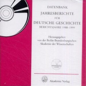 Buchcover Jahresberichte für deutsche Geschichte  | EAN 9783050036007 | ISBN 3-05-003600-1 | ISBN 978-3-05-003600-7
