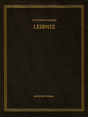 Buchcover Gottfried Wilhelm Leibniz: Sämtliche Schriften und Briefe. Philosophischer Briefwechsel / 1695-1700  | EAN 9783050051512 | ISBN 3-05-005151-5 | ISBN 978-3-05-005151-2