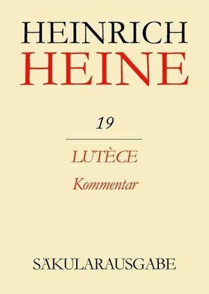 Buchcover Lutèce. Kommentar | EAN 9783050053394 | ISBN 3-05-005339-9 | ISBN 978-3-05-005339-4