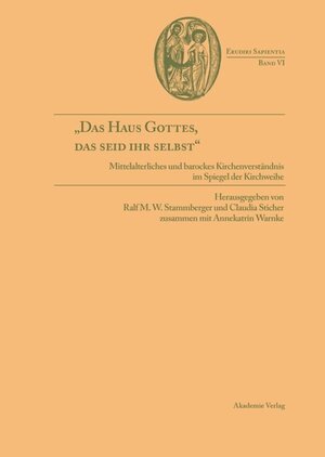 Buchcover &bdquo;Das Haus Gottes, das seid ihr selbst&ldquo;  | EAN 9783050055992 | ISBN 3-05-005599-5 | ISBN 978-3-05-005599-2